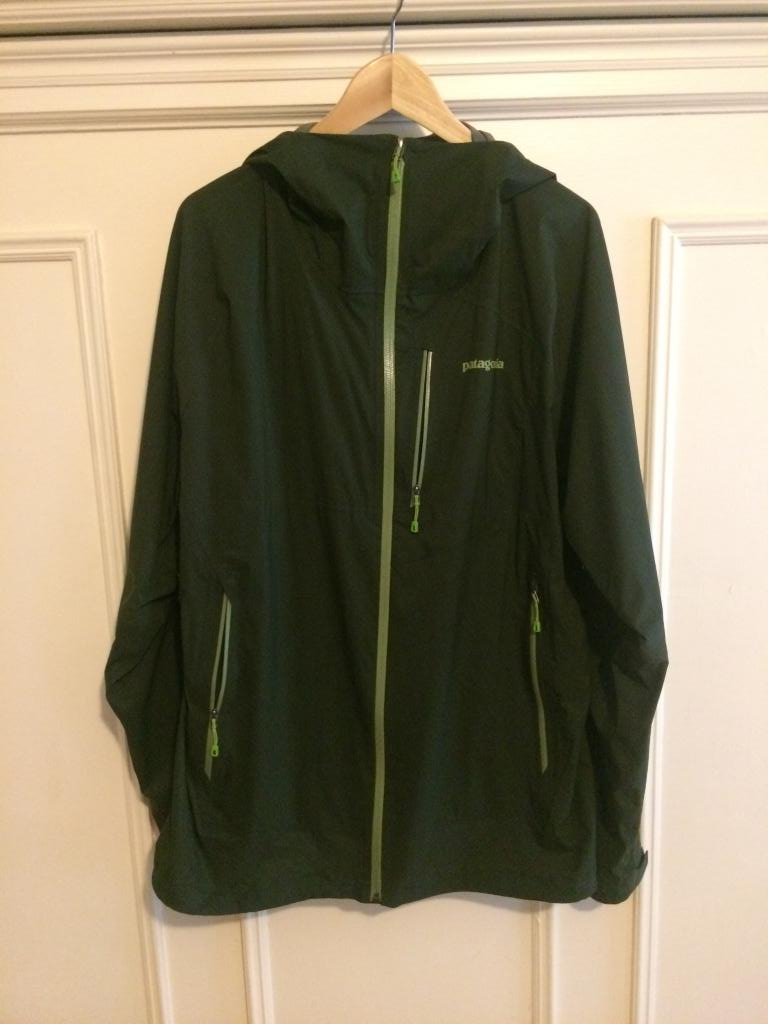 Patagonia Packable Rain Jacket Forest Green XL Excellent Condition