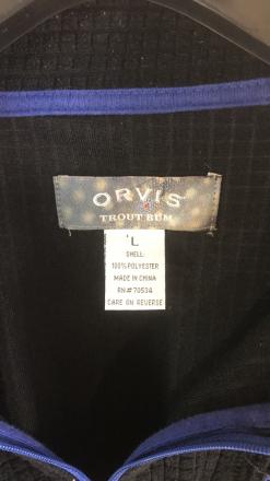 Veste Orvis Trout Bum Homme – Taille XL, Noire, 1/4 Zip – Pêche, Outdoor, Canada