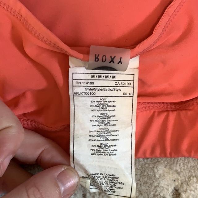 Roxy Fitness sports bra Bikini Top Coral M