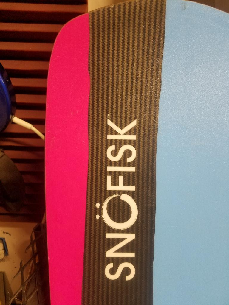 151 Snofisk Puckerfisk Carbon Fiber snowboard