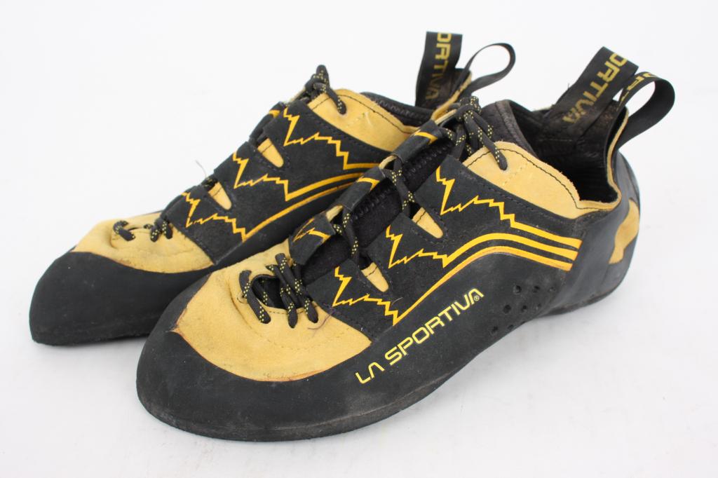 Katana Lace Vibram XS Edge Climbing Shoe Yellow, 43.0 Good